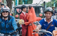Màn rước dâu độc đáo bằng dàn xe 67 tại Tây Ninh