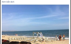 Fan xôn xao khi Cường Đô La đăng ảnh hôn lễ trên bãi biển