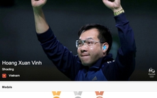 Hoàng Xuân Vinh thuộc Top 10 VĐV thành tích cao Olympic 2016