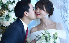Vợ 9X của MC Trần Ngọc bật khóc trong lễ cưới