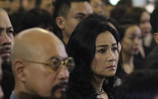 Thanh Lam ngấn lệ trong đám tang nhạc sĩ Thanh Tùng
