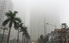 Sương mù bao phủ Hà Nội, Miền Bắc có mưa những ngày tới