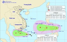 Hai áp thấp nhiệt đới sắp "đổ bộ" vào Nam Bộ