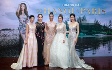 Dàn Hoa hậu lộng lẫy đi xem show thời trang của NTK Hoàng Hải