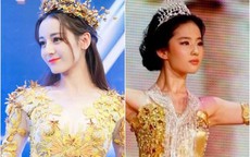 Địch Lệ Nhiệt Ba có xinh đẹp hơn Lưu Diệc Phi khi làm Nữ thần Kim Ưng?