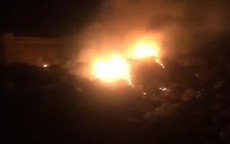 Huyện Vĩnh Tường, Vĩnh Phúc: Lò đốt tắt, bãi rác vẫn cháy ngùn ngụt