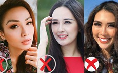 Chọn sai dáng lông mày, mỹ nhân Việt phải trả giá vì nhan sắc bị dìm không thương tiếc