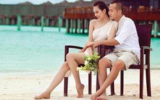 “Gái hai con” Phạm Ngọc Thạch diện bikini khoe vóc dáng gợi cảm trên biển