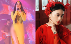 Không chỉ ca sĩ người Mỹ, mỹ nhân Việt cũng từng bị chỉ trích dữ dội vì mặc áo dài phản cảm