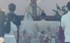 Bảo Thy làm lễ cưới ở nhà thờ