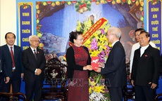 Chủ tịch Quốc hội chúc mừng Giáng sinh tại Trung ương Ủy ban Đoàn kết Công giáo Việt Nam