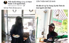 Thực hư thông tin xuất hiện người ăn xin "mặt đen" ở Hà Tĩnh