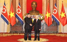 Lễ đón Chủ tịch Triều Tiên Kim Jong-un thăm hữu nghị chính thức Việt Nam