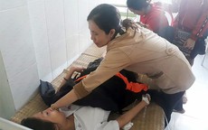 Nữ sinh thi THPT quốc gia bị 2 thanh niên chạy xe máy ngược chiều tông nhập viện