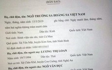 Cặp vợ chồng đặt tên con dài 7 chữ cái gây sốt MXH: “Ngô Trường Sa Hoàng Sa Việt Nam”