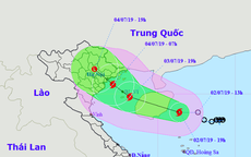 Áp thấp nhiệt đới mạnh lên thành bão, hướng vào Quảng Ninh - Hải Phòng