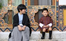 Hoàng hậu Bhutan đọ sắc Thái tử phi Nhật Bản nhưng 2 Hoàng tử nhỏ mới là tâm điểm chú ý
