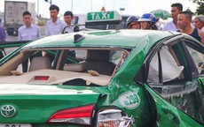 Ôtô tải tông taxi, một người tử vong