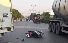 Hà Nội: Va chạm với xe tải, hai mẹ con thương vong