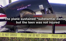 Thiếu nữ 17 tuổi trộm máy bay, lái đâm hàng rào sân bay quốc tế