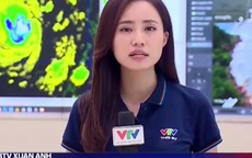 BTV thời tiết Xuân Anh kể 30 lần lên sóng trong 2 ngày dẫn bão số 9