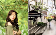 Không gian sống "nhà trong vườn" đầy lãng mạn của ca sĩ Thùy Dung
