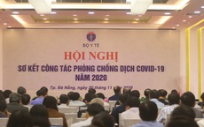 Bộ Y tế tổ chức Hội nghị sơ kết công tác phòng, chống COVID-19 năm 2020