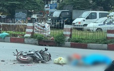 Hà Nội: Sau va chạm khiến người phụ nữ đi xe đạp điện tử vong, xe tải bỏ chạy khỏi hiện trường