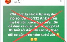 Hải Phòng: Thêm 1 trường hợp đăng thông tin sai sự thật về dịch COVID-19 trên facebook bị phạt 10 triệu đồng