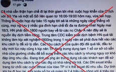 2 thanh niên bị công an triệu tập vì tung tin sai sự thật “Hà Nội sắp vỡ trận vì dịch COVID-19” trên facebook