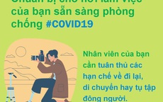 Tổ chức Y tế thế giới khuyến cáo gì để phòng dịch COVID-19 hiệu quả nơi làm việc?