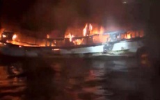 Hai lao động ở Hà Tĩnh mất tích trong vụ cháy tàu cá ở Hàn Quốc