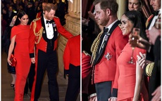 Meghan Markle tỏa sáng như "nữ hoàng" trong sự kiện mới nhất nhưng gương mặt buồn bã của Hoàng tử Harry mới đáng chú ý