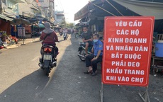 Bán hàng ở chợ không đeo khẩu trang, một tiểu thương ở Hà Tĩnh bị phạt tiền