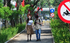 Hà Nội: Cận cảnh tuyến đường đi bộ cực đẹp mới xuất hiện trên phố Thái Hà