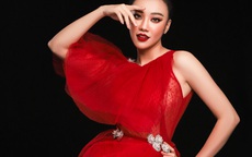 Á hậu Kim Duyên diện đầm đỏ "sắc nét", tiết lộ bí quyết giảm 4 cân sau một tháng