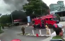 Cháy xe bồn chở xăng, tài xế tử vong