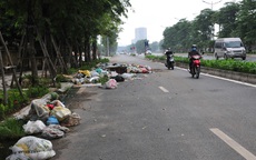 Cận cảnh con đường nghìn tỷ Nguyễn Xiển - Xa La "ngập" trong rác