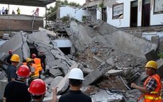 Cận cảnh hiện trường vụ sập nhà hàng ở Trung Quốc khiến ít nhất 29 người chết