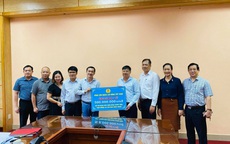 Bộ Y tế tiếp nhận 500 triệu đồng ủng hộ phòng, chống dịch từ Tổng Liên đoàn Lao động Việt Nam