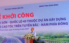 Thủ tướng Nguyễn Xuân Phúc dự lễ khởi công đường cao tốc Bắc - Nam tại Thanh Hóa