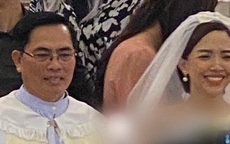 Ảnh hiếm hoi của Tóc Tiên và Hoàng Touliver trong hôn lễ ở nhà thờ