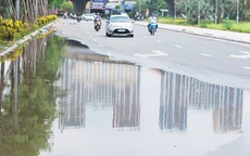 Hà Nội: Đại lộ nghìn vừa tỷ thông xe đã "ngập" trong rác, nước miễn phí đặt ven đường không ai uống