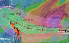 Ba kịch bản bão số 13 đổ bộ vào miền Trung