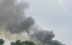 Cháy cửa hàng vật liệu xây dựng ở Hà Nội, không có thương vong