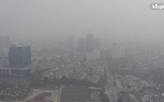 Hà Nội ô nhiễm không khí nghiêm trọng, bầu trời mờ đục vì khói bụi