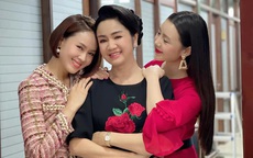 Tình "mẹ con" thân thiết ngoài đời thực của NSND Thu Hà với Hồng Diễm, Quỳnh Kool