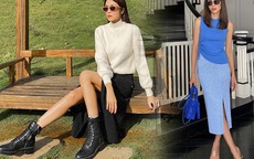 Diện váy xẻ tà như thế nào cho thanh lịch như Tăng Thanh Hà