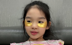 Con gái Xuân Lan biết đắp mặt nạ, dùng serum ở tuổi lên 8