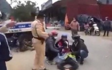 Công an lên tiếng về clip "nam sinh đâm trúng xe CSGT" ở Lạng Sơn